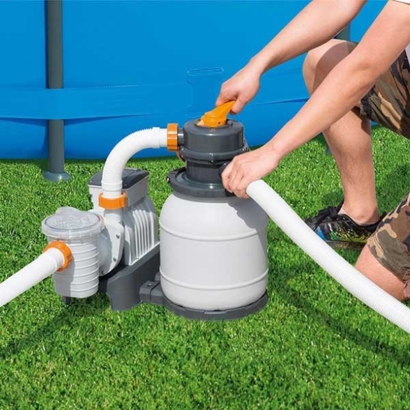 Pompa a sabbia Bestway Flowclear 5678 l/h filtro per piscine 58497