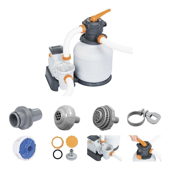 Pompa a sabbia Bestway Flowclear 8327 l/h filtro per piscine 58499