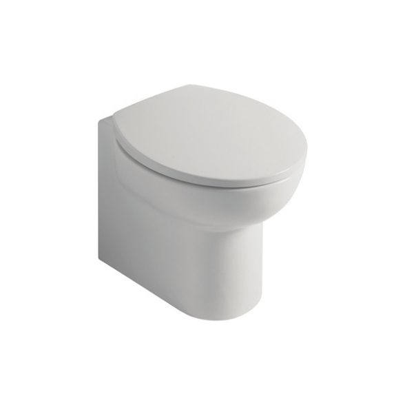 Sanitari Filo Muro WC + Bidet + Sedile Bit Kerasan Bianchi Salva Spazio
