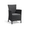 Poltrona Da Giardino Con Cuscino Iowa Dining Keter Antracite