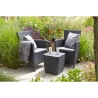 Poltrona Da Giardino Con Cuscino Iowa Dining Keter Antracite
