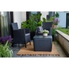Poltrona Da Giardino Con Cuscino Iowa Dining Keter Antracite