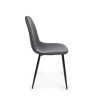 Sedie da interno moderne in ecopelle Grigio Amanda Bizzotto 4 Pz