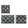Set 3 tavolini rettangolari con mosaico arredo Bizzotto Janesh Rett