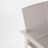 Set 4 Sedie Da Esterno Rastin In Alluminio Con Braccioli Konnor Bizzotto