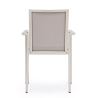 Set 4 Sedie Da Esterno Rastin In Alluminio Con Braccioli Konnor Bizzotto