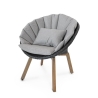 Set Poltrone Da Esterno Design Moderno In Rattan Con Cuscini E Tavolino Bistrot New Bali