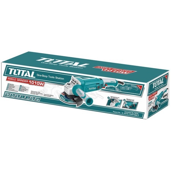 Smerigliatrice Angolare 115 mm A Filo 1010 W Attacco M14 Total