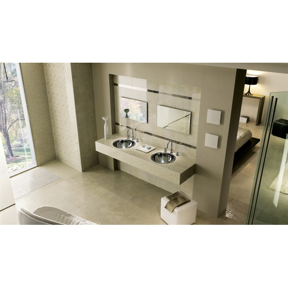 Gardenia Orchidea collezione Onice verde lappato 17638 pavimento grès porcellanato 49x49 cm