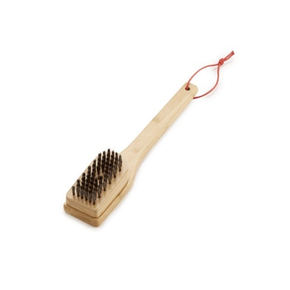 Spazzola Per Griglie Weber In Bamboo 30 cm Pulizia Barbecue 6275