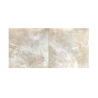Pavimento grès porcellanato effetto travertino 50 x 50 cm Alfalux collezione Poseidon noce