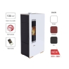 Stufa a pellet ad aria 5 kW ventilazione frontale Mini King 5 bianca