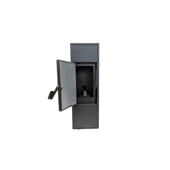 Stufa a pellet ad aria 5 kW ventilazione frontale Mini King 5 bianca