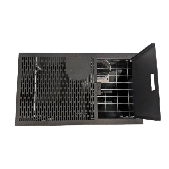 Stufa a pellet ad aria 5 kW ventilazione frontale Mini King 5 bianca