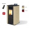 Stufa a pellet ad aria canalizzata 10.1 kW King 118C sabbia