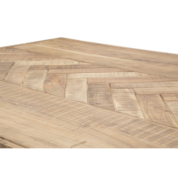 Tavolo Da Pranzo Industrial In Legno Gambe Nere Incrociate 180x90x77