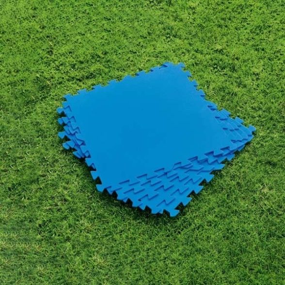 Tappeto Piscina Fuori Terra Fondo 50x50 Cm 9 Pezzi - 2,25 mq Bestway
