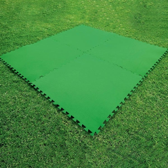 Tappeto Piscina Fuori Terra Fondo 78x78 Cm 9 Pezzi - 5,5 mq Bestway