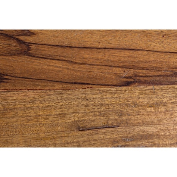 Tavolino Tondo Da Interno 70 Cm Lancaster Legno E Acciaio Bizzotto