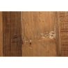 Tavolino Basso Tondo 90 Cm In Acciaio Piano In Legno Lancaster Bianco Bizzotto