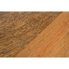 Tavolino Basso Tondo 90 Cm In Acciaio Piano In Legno Lancaster Grigio Bizzotto
