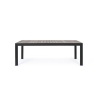 Tavolo Allungabile Da Esterno In Alluminio Antracite 100x220-340 Cm Belmar Bizzotto