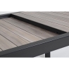 Tavolo Allungabile Da Esterno In Alluminio Antracite 100x220-340 Cm Belmar Bizzotto