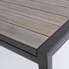 Tavolo Allungabile Da Esterno In Alluminio Antracite 100x220-340 Cm Belmar Bizzotto