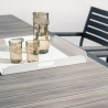 Tavolo Allungabile Da Esterno In Alluminio Antracite 100x220-340 Cm Belmar Bizzotto