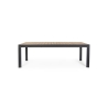 Tavolo Allungabile Da Esterno In Alluminio Antracite 100x220-340 Cm Belmar Bizzotto