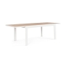 Tavolo Allungabile Da Esterno In Alluminio Bianco 100x220-340 Cm Belmar Bizzotto