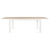 Tavolo Allungabile Da Esterno In Alluminio Bianco 100x220-340 Cm Belmar Bizzotto