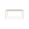 Tavolo Allungabile Da Esterno In Alluminio Bianco 100x220-340 Cm Belmar Bizzotto