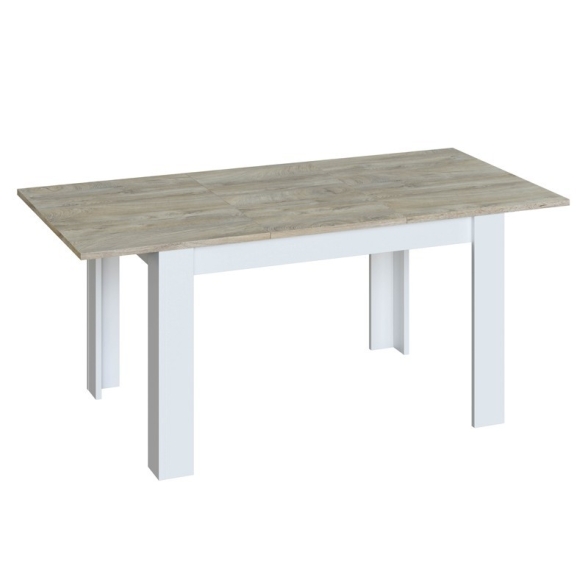 Tavolo allungabile rettangolare 140-190 x 90 cm Kendra rovere alaska