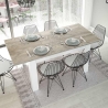 Tavolo allungabile rettangolare 140-190 x 90 cm Kendra rovere alaska