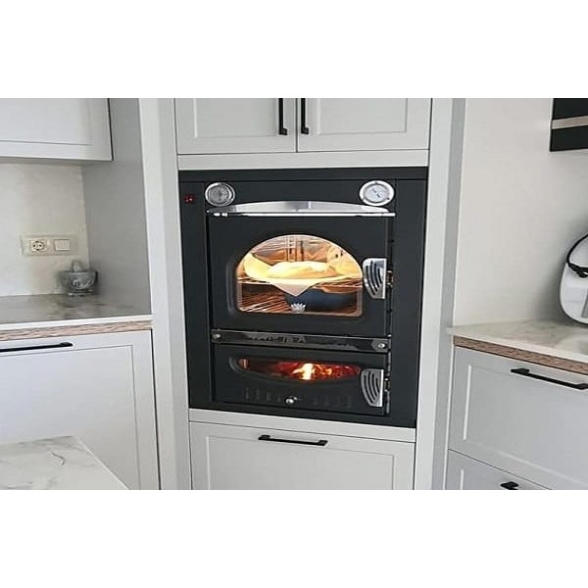 Forno A Legna Da Incasso Cottura Indiretta 45x100 Smart Clementi