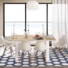 Tavolo allungabile rettangolare 140-190 x 90 cm Kendra bianco/rovere