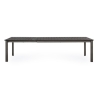 Tavolo Allungabile In Alluminio Antracite Per Esterni 110x200-300 Konnor Bizzotto