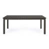 Tavolo Allungabile In Alluminio Antracite Per Esterni 110x200-300 Konnor Bizzotto