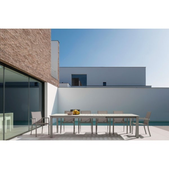 Tavolo Allungabile In Alluminio Per Esterni 110x200-300 Konnor Rastin Bizzotto