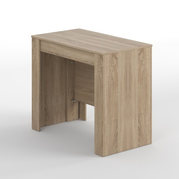 Consolle estensibile da pranzo rettangolare legno rovere chiaro 240 cm