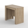 Consolle estensibile da pranzo rettangolare legno rovere chiaro 240 cm