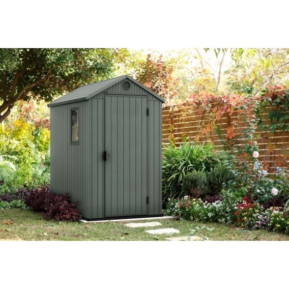 Casetta Da Giardino 125,8x184,5x205,1H Cm Darwin 4x6 Verde Keter