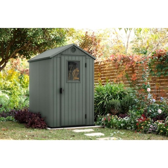 Casetta Da Giardino 125,8x184,5x205,1H Cm Darwin 4x6 Verde Keter
