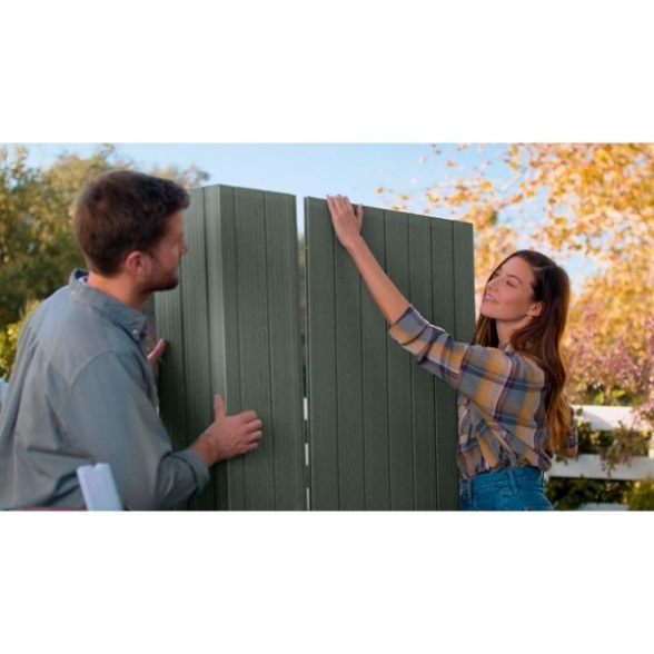 Casetta Da Giardino 125,8x184,5x205,1H Cm Darwin 4x6 Verde Keter