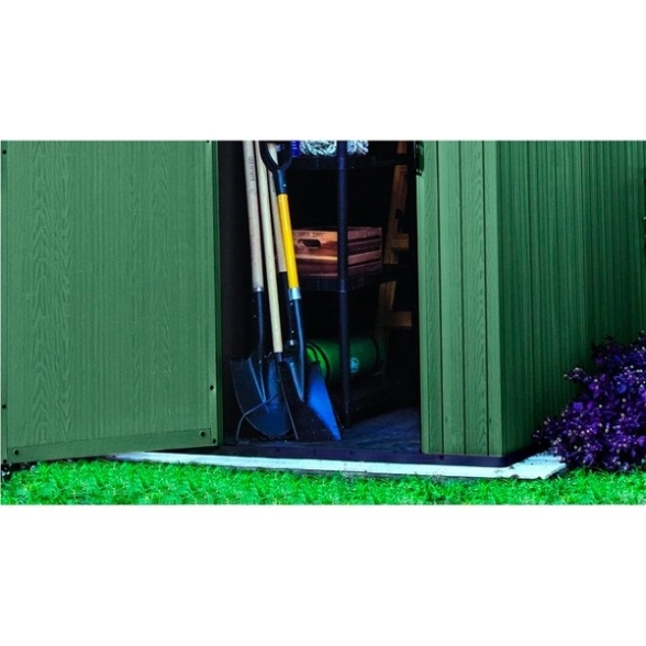 Casetta Da Giardino 125,8x184,5x205,1H Cm Darwin 4x6 Verde Keter