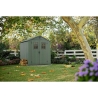 Casetta Da Giardino 190x183x221H Darwin 6x6 Verde Keter - 2 Finestre