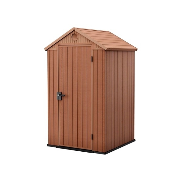 Casetta Da Giardino In Resina 125,8x117x205 Darwin 4x4 Marrone Keter