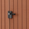Casetta Da Giardino In Resina 125,8x117x205 Darwin 4x4 Marrone Keter