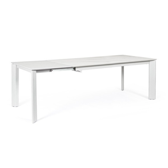 Tavolo Da Interno Allungabile 90x160-220 Grigio-Bianco Briva Bizzotto